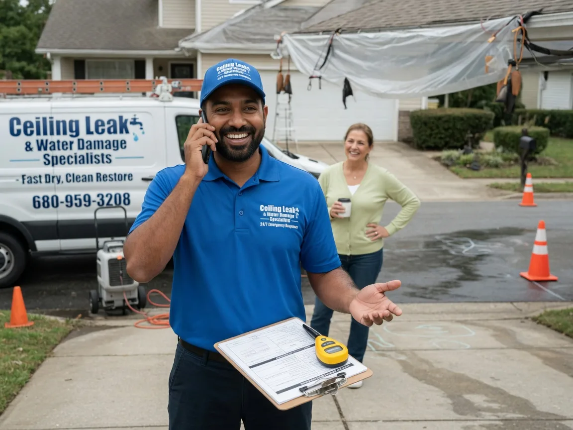 Ceiling Leak Cleanup Wadena, IA FAQs